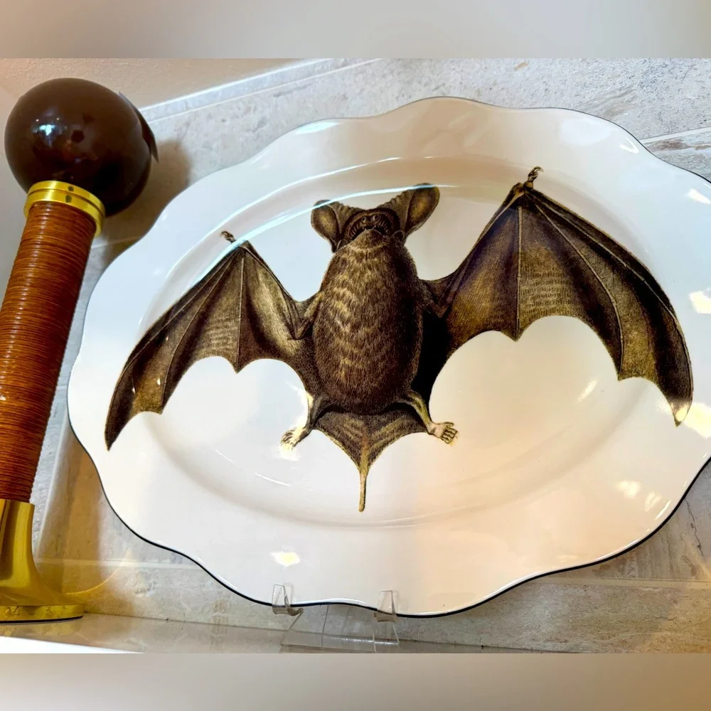 LAST ONE ✨Anthropologie Bat Stoneware Serving Platter - Picture 6 of 6